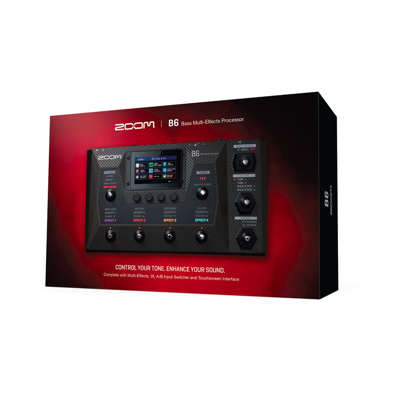 Zoom B6 multi-effects processor for bassists