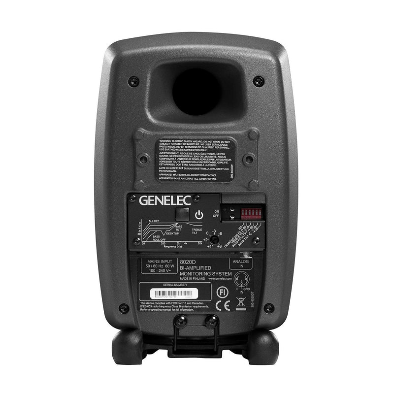 Genelec 8020D Compact 2-way Active Monitor (single) - Dark Grey