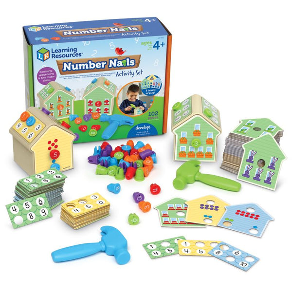 Number Nails! Activity Set