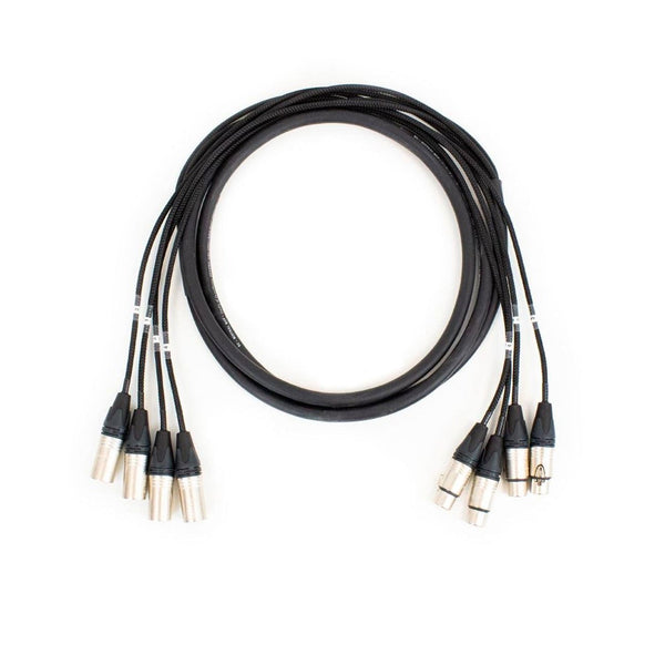 Pro Neutrik 4-Way XLR Loom - 3m
