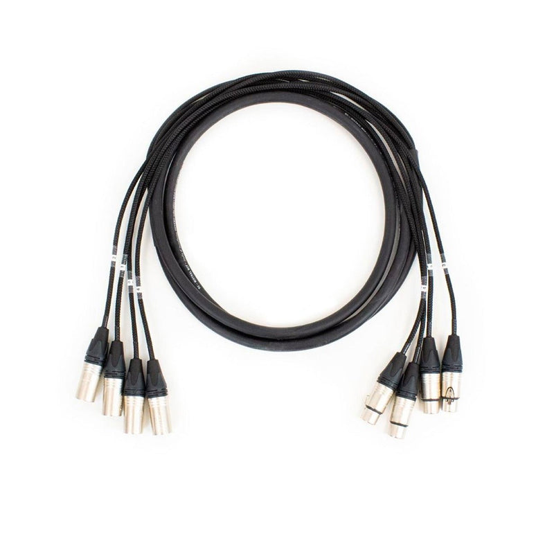 Pro Neutrik 4-Way XLR Loom - 3m