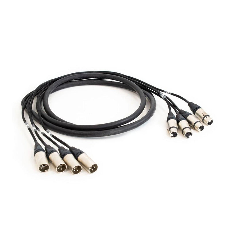 Pro Neutrik 4-Way XLR Loom - 3m