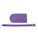 Tom & Will 100% real leather luggage tags - Deep purple