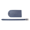 Tom & Will 100% real leather luggage tags - Navy blue