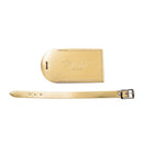 Tom & Will 100% real leather luggage tags - Gold