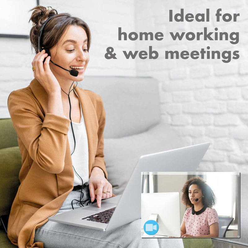 Soundlab A088DU USB headset with flexible boom microphone