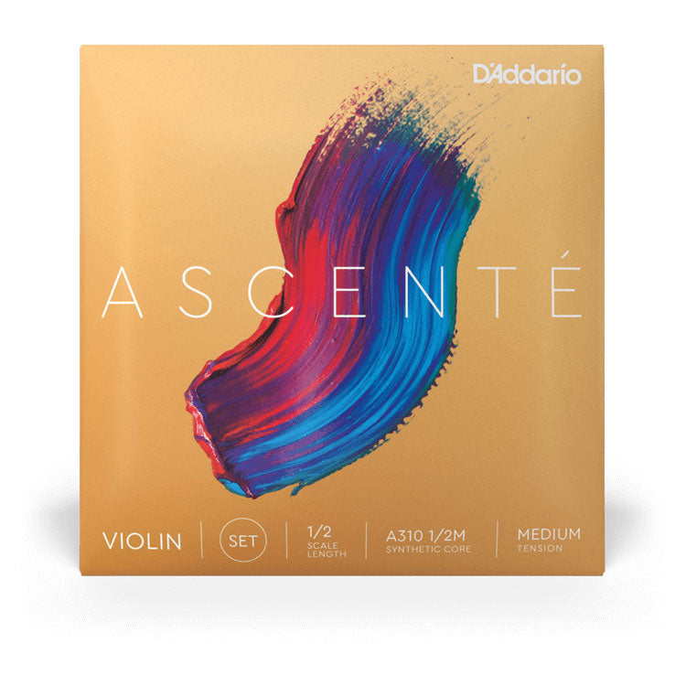 D'Addario Ascente Strings - Violin Set - 1/2 size