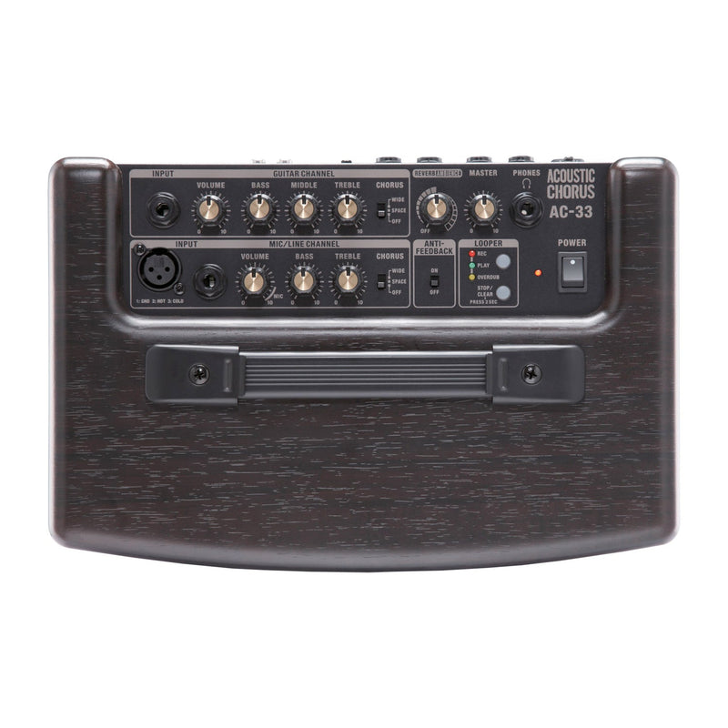 Roland AC-33 acoustic guitar amplifier - Rosewood