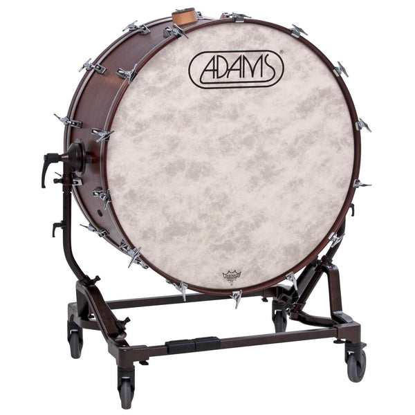 Adams Concert bass drum with tilting stand and cymbal holder - 32"