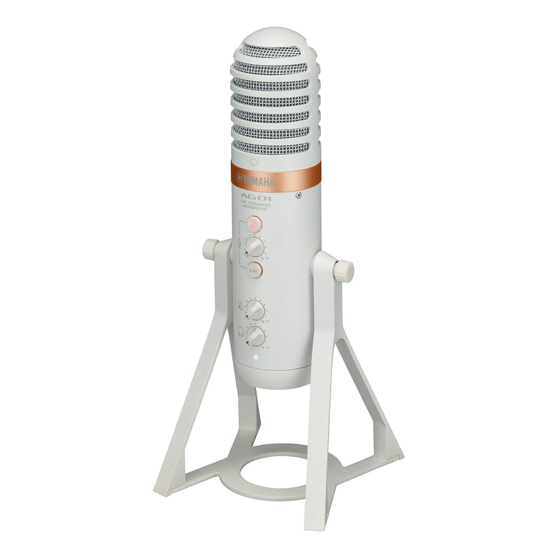 Yamaha AG01 live streaming USB condenser microphone - White