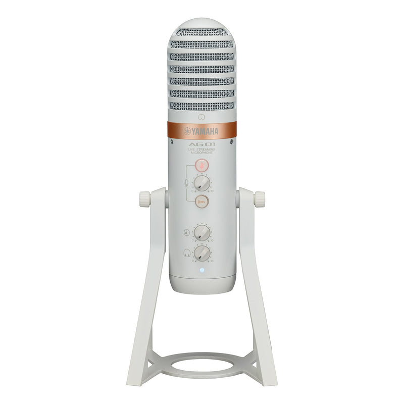 Yamaha AG01 live streaming USB condenser microphone - White