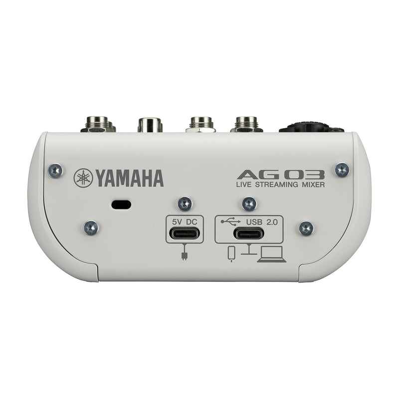 Yamaha AG03 MK2 live streaming mixer - White
