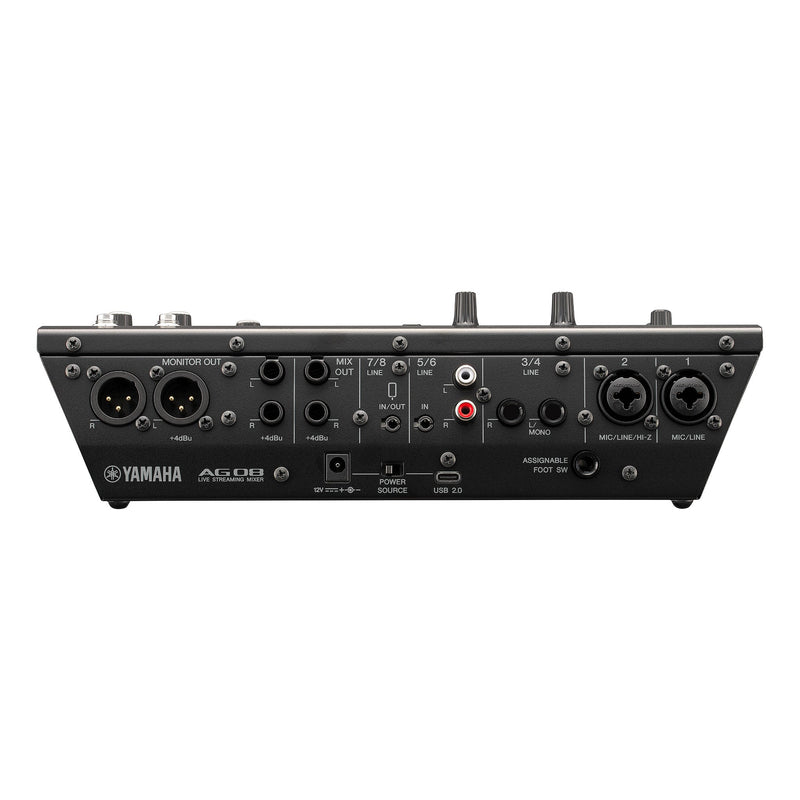 Yamaha AG08 live streaming mixer - Black