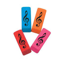 Eraser In Treble Clef Wedge Design