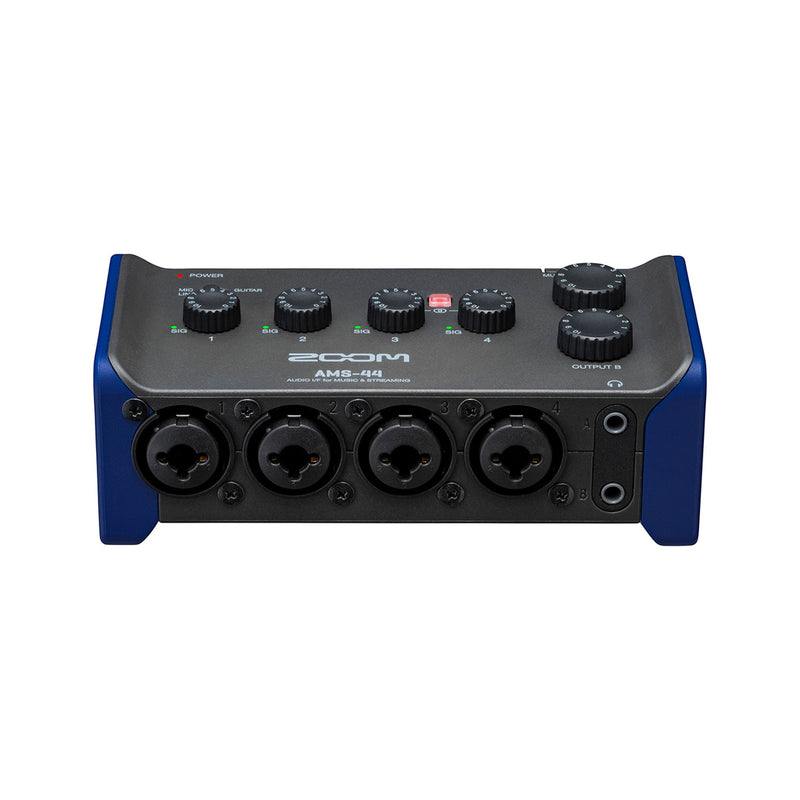 Zoom AMS audio interface for music and streaming - 4-In, 4-Out