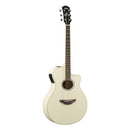 Yamaha APX600 4/4 cutaway electro-acoustic guitar in gloss - Vintage white