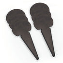 PLAIN THROWING MARKER 75MM, BLACK, SET OF 6