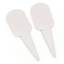 PLAIN THROWING MARKER  75MM, WHITE, SET OF 6