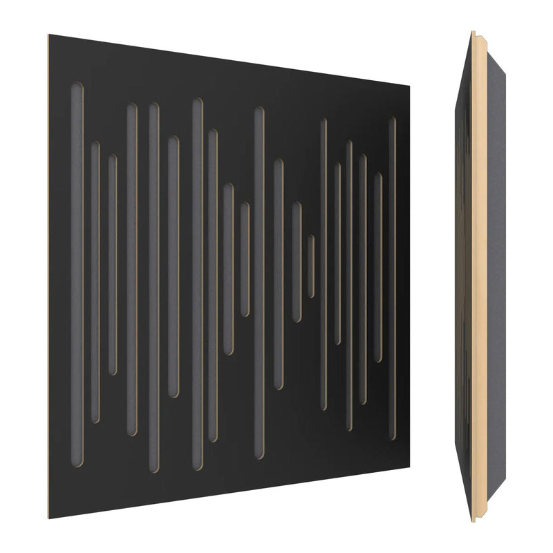 Vicoustic Wavewood Ultra Lite soundproofing panels (pack of 8) - Black
