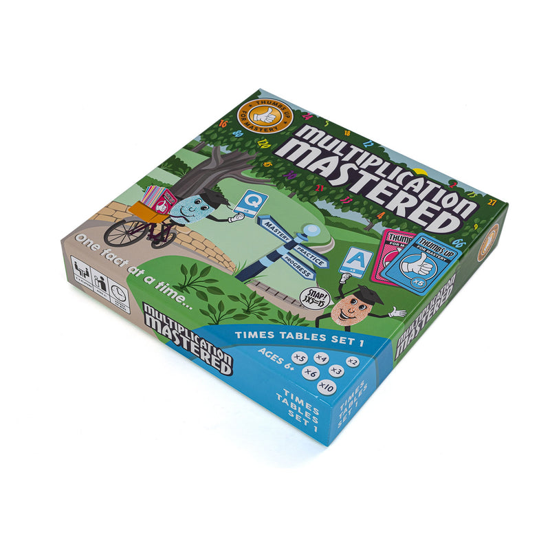 Multiplication Mastered Set 1 Thumbs up for Mastery