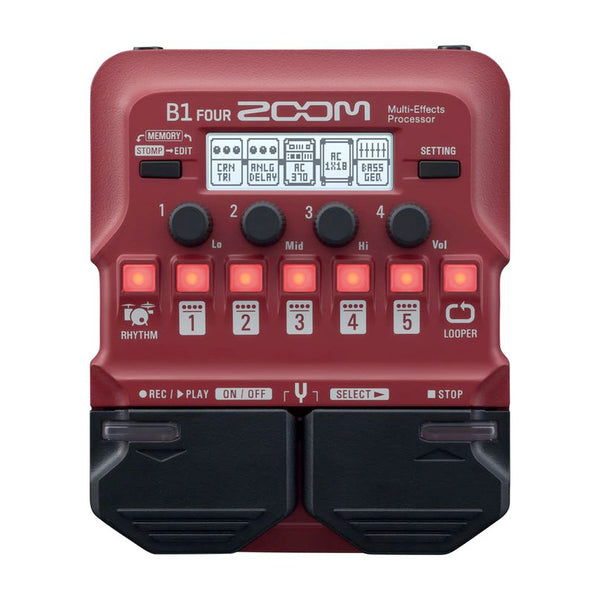 Zoom B1-FOUR / B1X-FOUR multi effects pedal - Without expression pedal