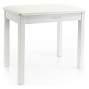 Yamaha fixed height piano stool - White satin