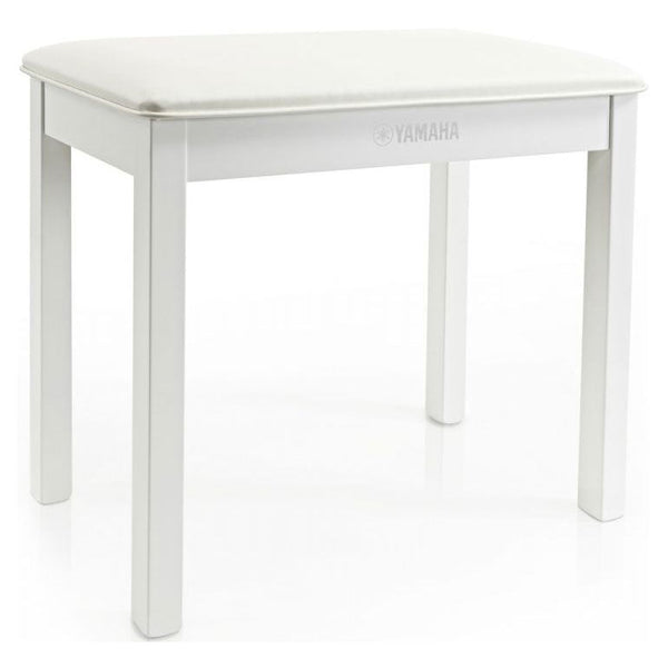 Yamaha fixed height piano stool - White satin