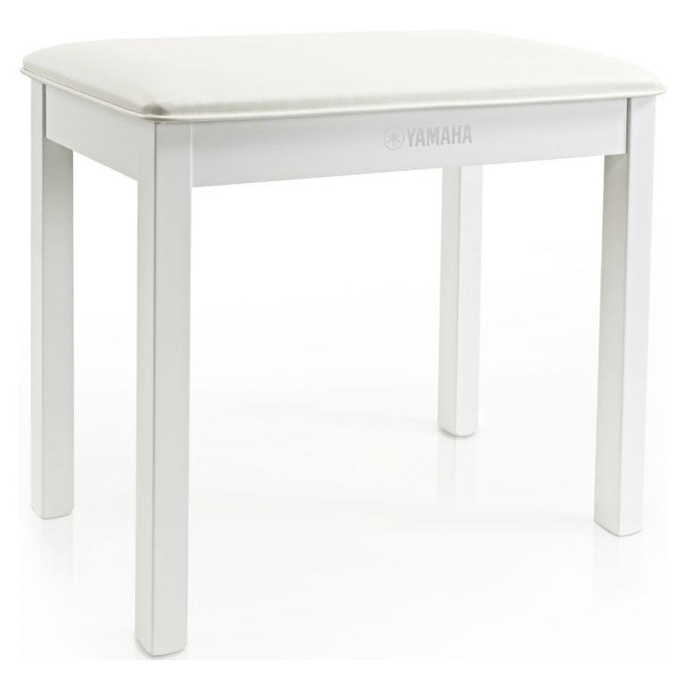 Yamaha fixed height piano stool - White satin
