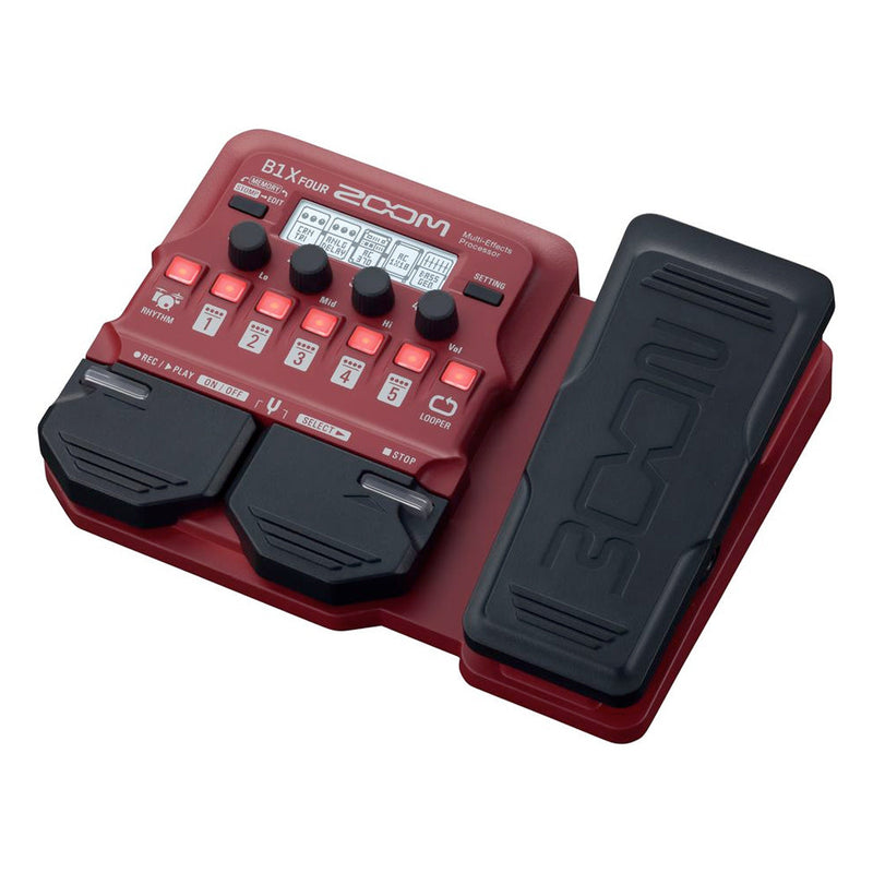 Zoom B1-FOUR / B1X-FOUR Multi Effects Pedal - With Expression Pedal