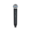 Shure digital wireless handheld system and BETA58A vocal microphone