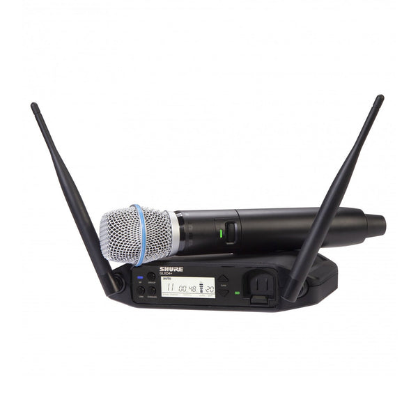 Shure digital wireless handheld system and BETA87A vocal microphone
