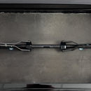 Hidrau BG27 'Toledo' single adjustable piano stool - Black gloss, black velvet