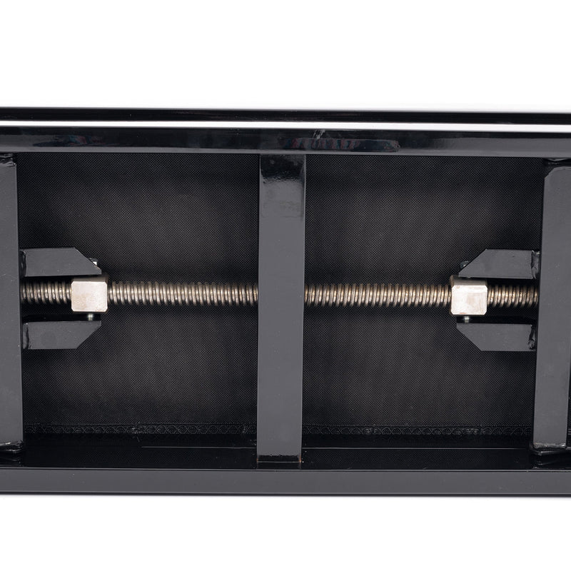 Hidrau BG270 'Geneva' height adjustable duet piano stool - Black gloss, black velvet