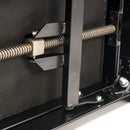 Hidrau BG270 'Geneva' height adjustable duet piano stool - Black satin, black velvet