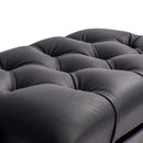 Hidrau BG33 'Vienna' adjustable concert piano stool - Black gloss, black simulated leather