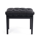 Hidrau BG33 'Vienna' adjustable concert piano stool - Black gloss, black leather