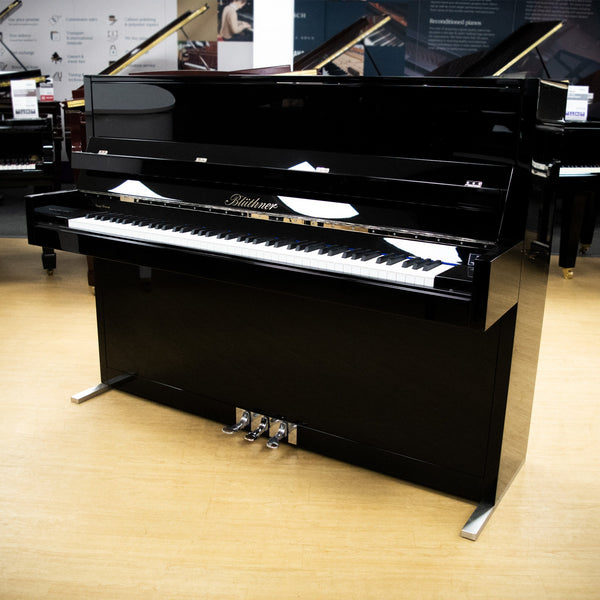 Bl√ºthner Model D upright piano - Polished White