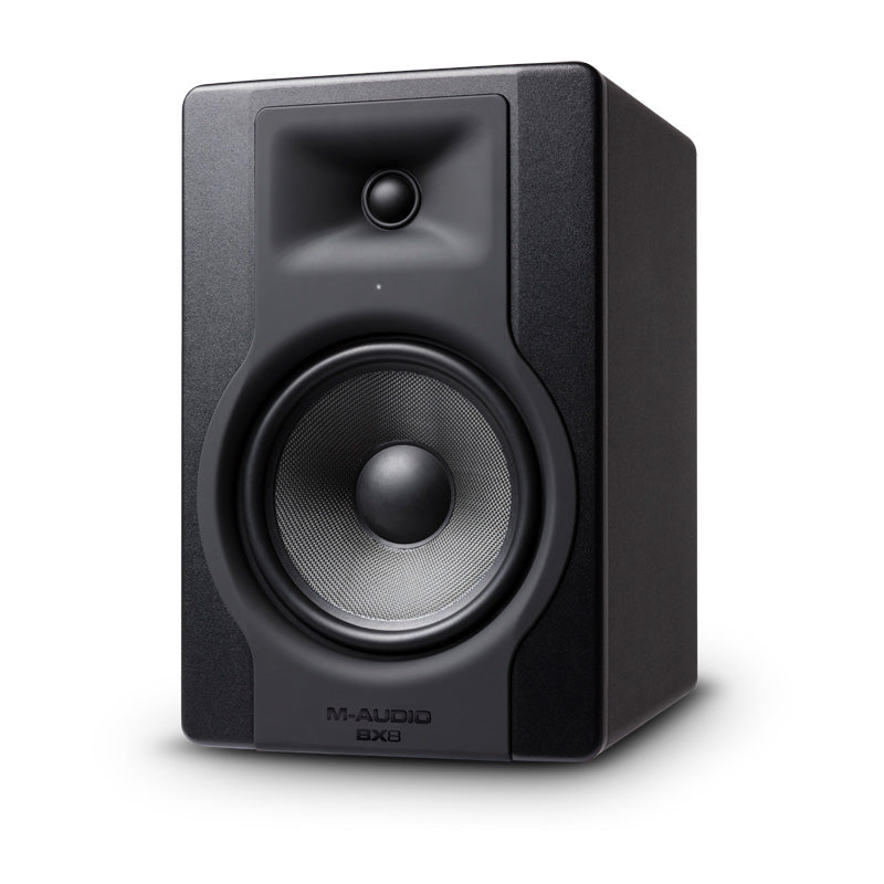 M-Audio single BX8-D3 powered studio reference monitor