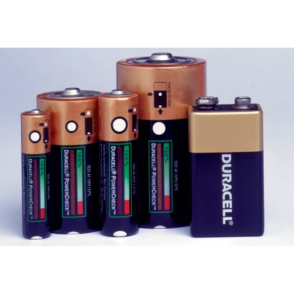 Batteries, Alkaline, PP3 Size, 9V (Each)