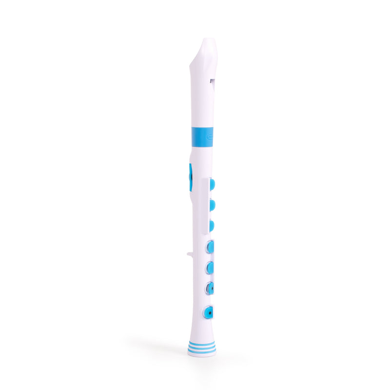 Nuvo N320 Descant Recorder+ - White With Blue Trim