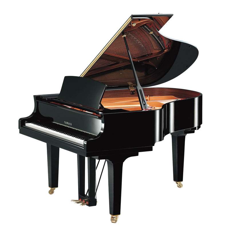 Yamaha C2X grand piano - Polished Mahogany