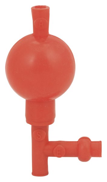 Pipette Filler Bulb Type (Red)    (Pk10)