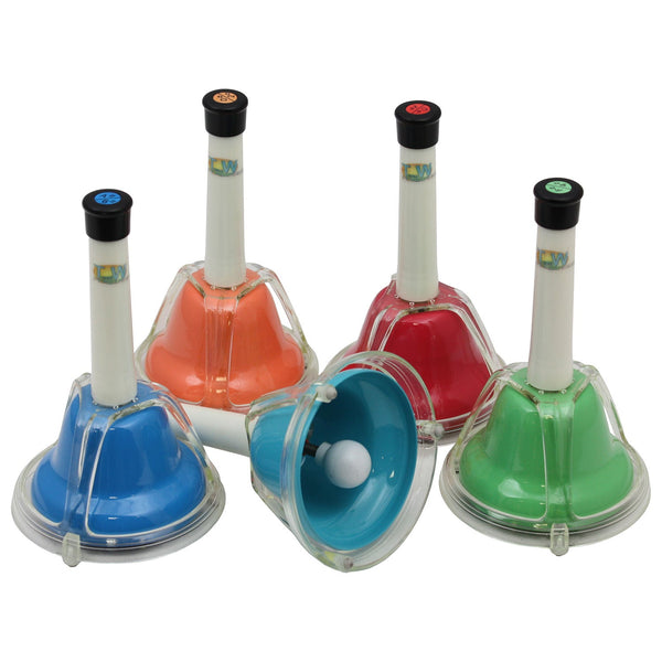 Percussion Workshop Chromatic Hand Bells - Set Of 5 Black Notes