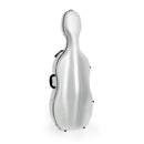 Sinfonica Z-Tec 4/4 fibreglass Cello case - Silver