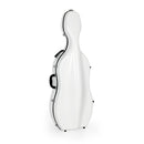 Sinfonica Z-Tec 4/4 fibreglass Cello case - White