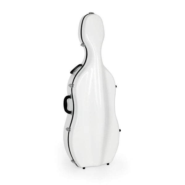 Sinfonica Z-Tec 4/4 fibreglass Cello case - White