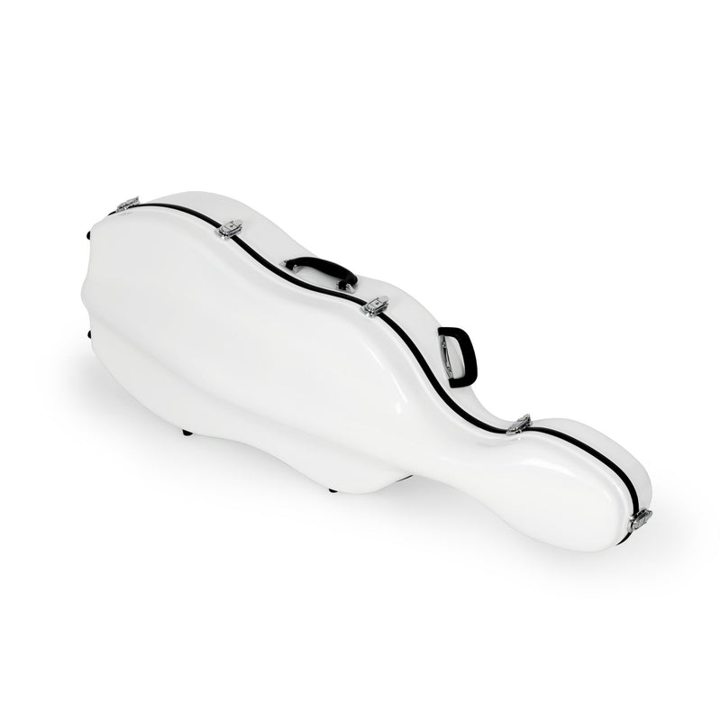 Sinfonica Z-Tec 4/4 fibreglass Cello case - White
