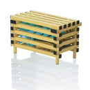 VENDIPLAS BENCH WITH STORAGE BOX YELLOW, 1.00M L X 0.49M W X 0.49M H