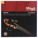 Set of full size and 3/4 size budget cello strings