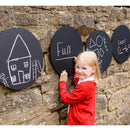 Circular Chalkboards 40cm (pack of 4)